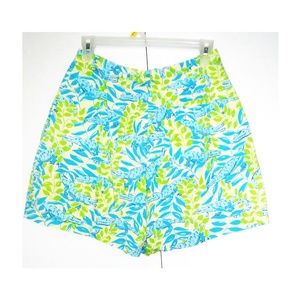 Lilly Pulitzer shorts blue  green yellow